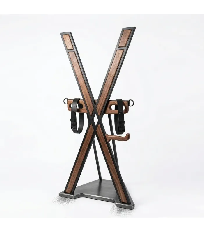 Metal cross for BDSM practices