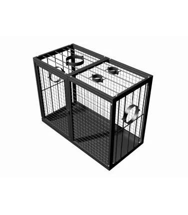 Cage BDSM avec sangles de...