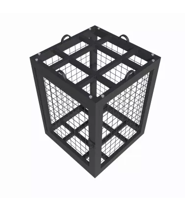 Suspenderet BDSM-bur