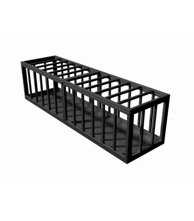 Liggende BDSM-bur af...