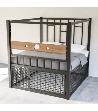 Letto BDSM con Gabbia e...
